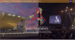 Desktop Screenshot of agen-evenements.com
